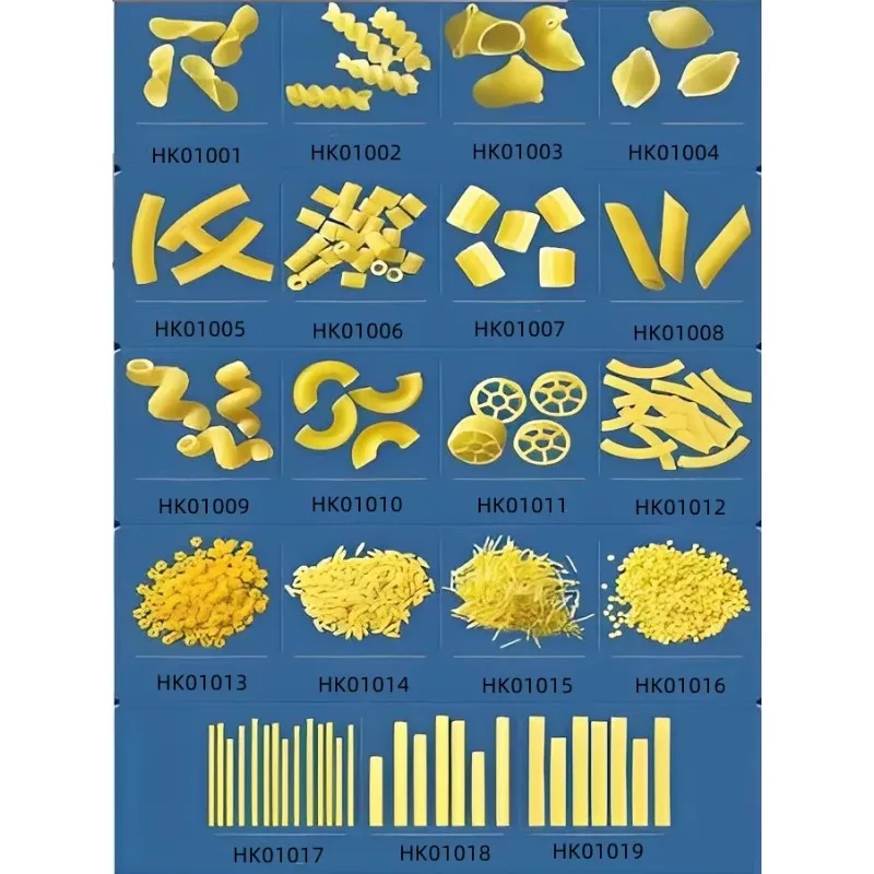Máquina automática de fabricación de productos de granos, extrusora de macarrones y Pasta Penne de 100 kg/h, máquina para hacer Pasta Casava