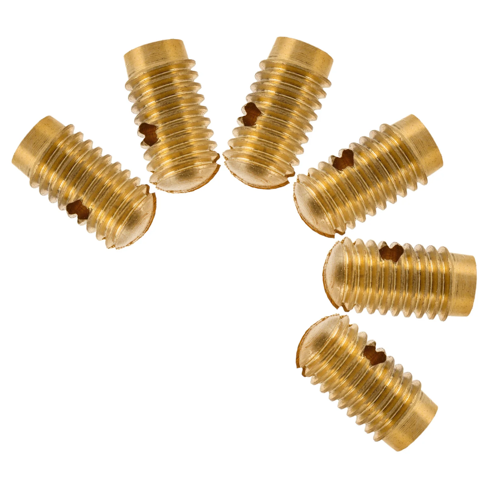 

6Pcs Sax Neck Screw Precision Adjustment Set Musical Instrument Repair Parts for Alto Soprano Saxophone Neck Clamp Replacement