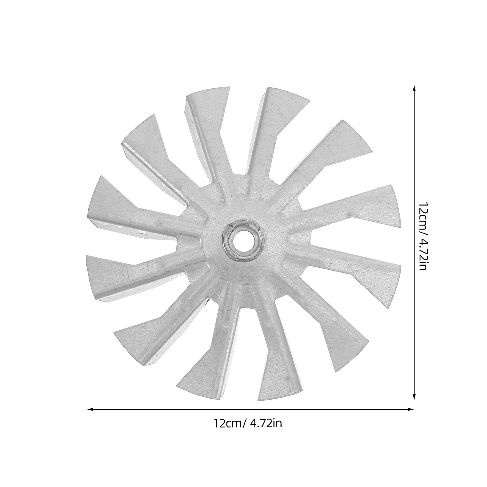 Axial Blower Fan Galvanized Iron Replacement Part Efficient Cooling System Compatible Various Fans Heat Dissipation - view 2
