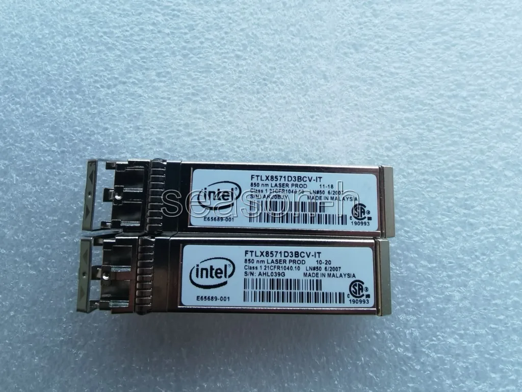 Imagem -04 - Cartão de Rede 10 Gbps E65689001 Finisar Ftlx8571d3bcv-it Usado X520-da2 X520-da2