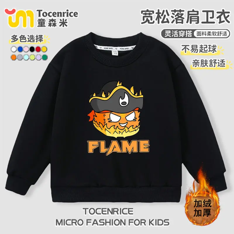 Blox الفواكه هوديس للأطفال ازياء الكرتون Blox الفواكه التنين الظل ملابس الأطفال هوديس البلوز طالب هوديس #5