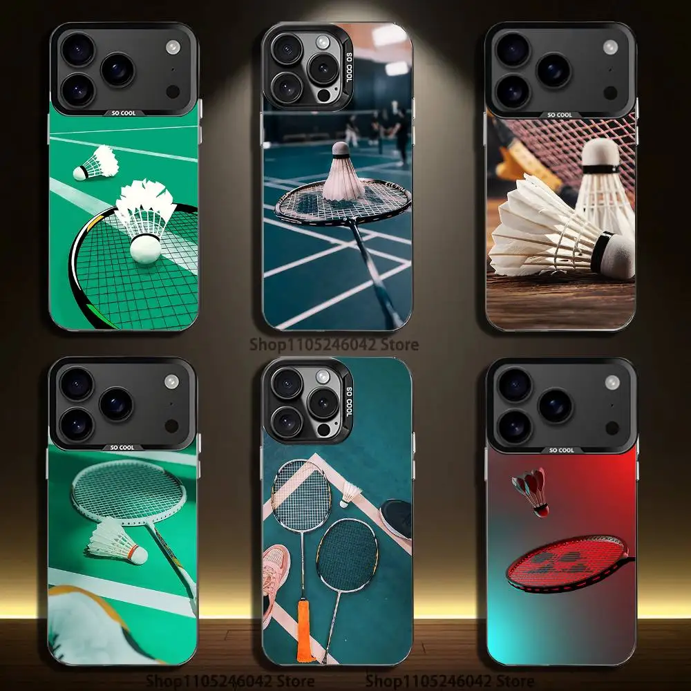 

Sport Badminton Cool For Black Candy Matte Cover iPhone 17,16,15,14,13,12,11,Mini,Pro,E,SE4,XS,MAX