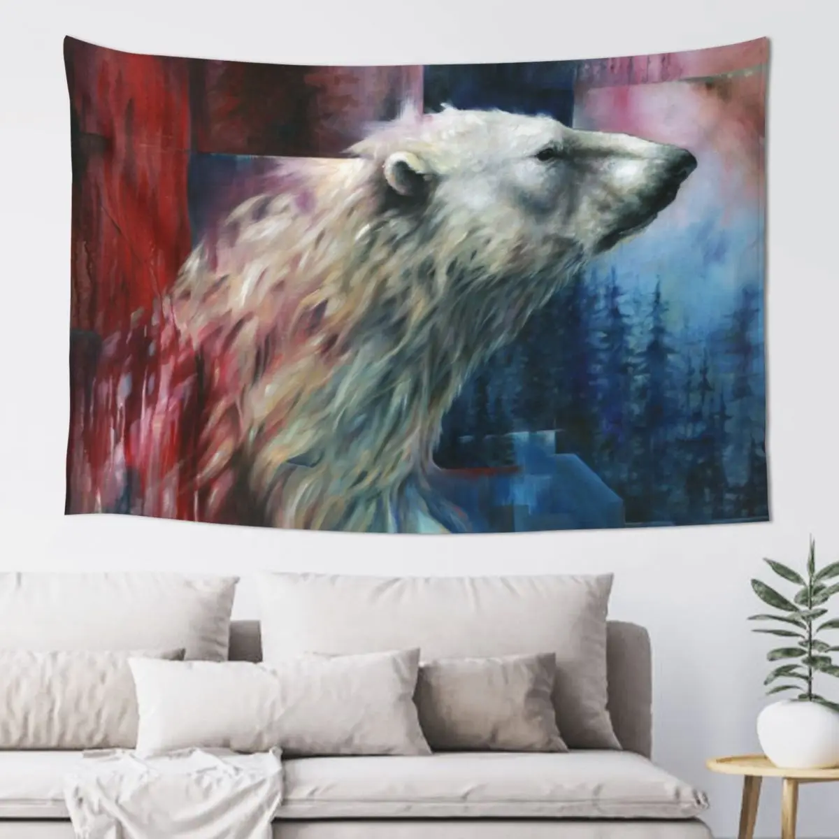 Imminence - Polar Bear Tapestry Decoration Pictures Room Wall Home Decorators Tapestry