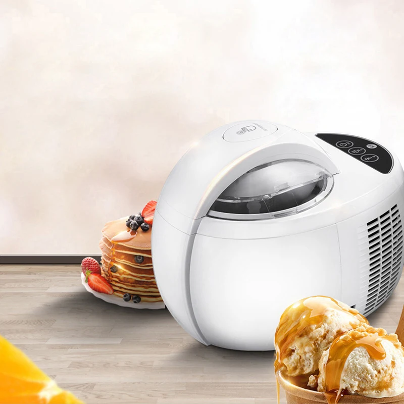 Automatic Soft Hard Italian Ice Cream Maker Machine Household  Frozen Fruit Ice Cream Making Machine