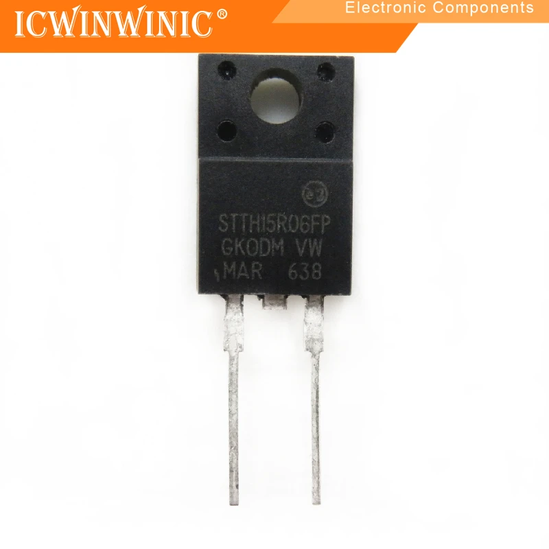 10 peças STTH15R06FP STTH15R06