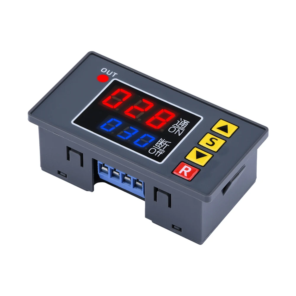 AC 110V 220V T3231 Digital Time Delay Relay LED Display Cycle Timer Control Switch Adjustable Timing Relay Time Delay 12V 24V