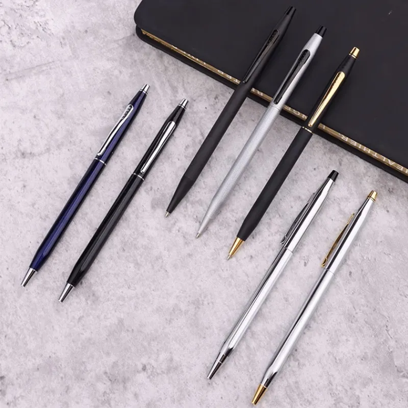 CROSS classic heavy feel metal ballpoint pen Business office men's and women's signature pen high-grade gift students school sta
