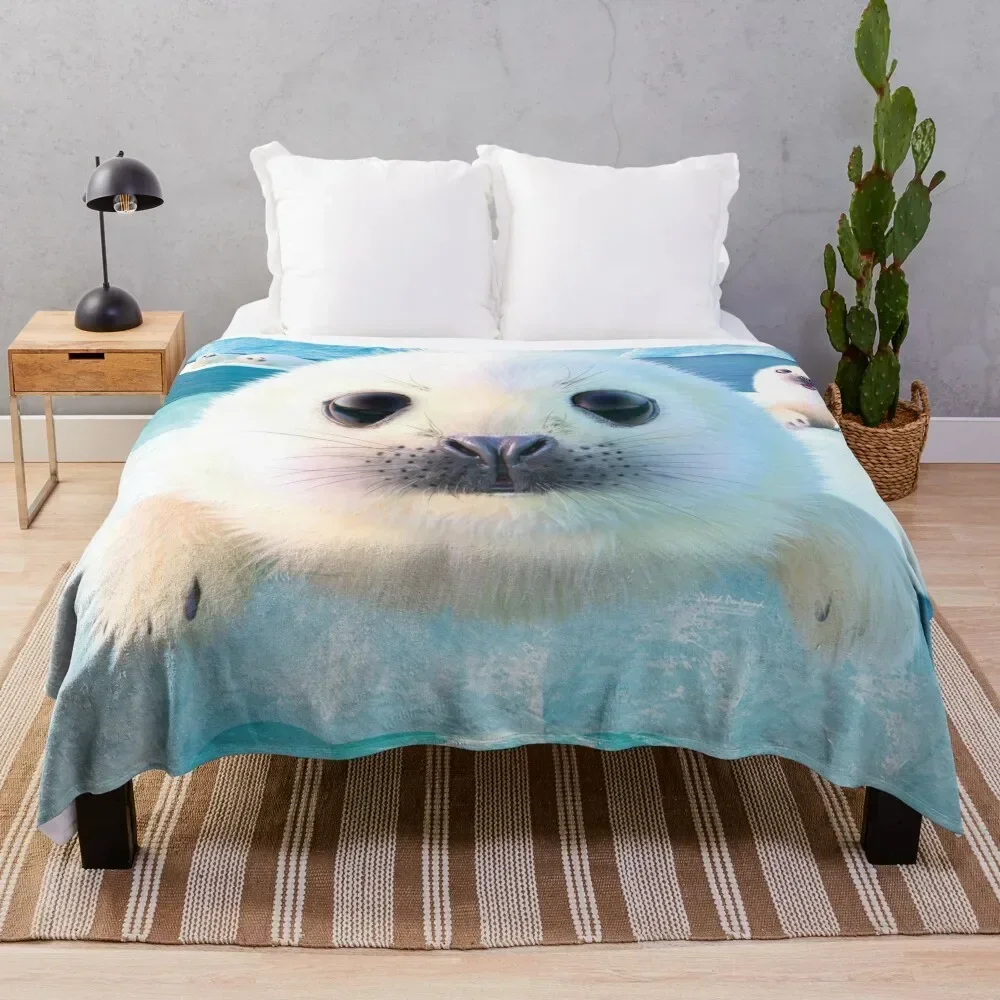 

Seal pup sea Throw Blanket for babies For Baby Blankets