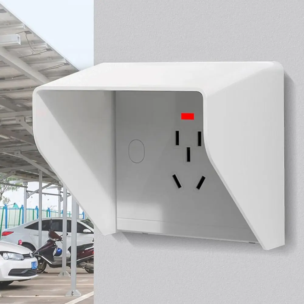 Power Outlet Supplies Switch Protective Cover Outdoor Socket Waterproof Box Protection Socket Electric Plug Rainproof Cover