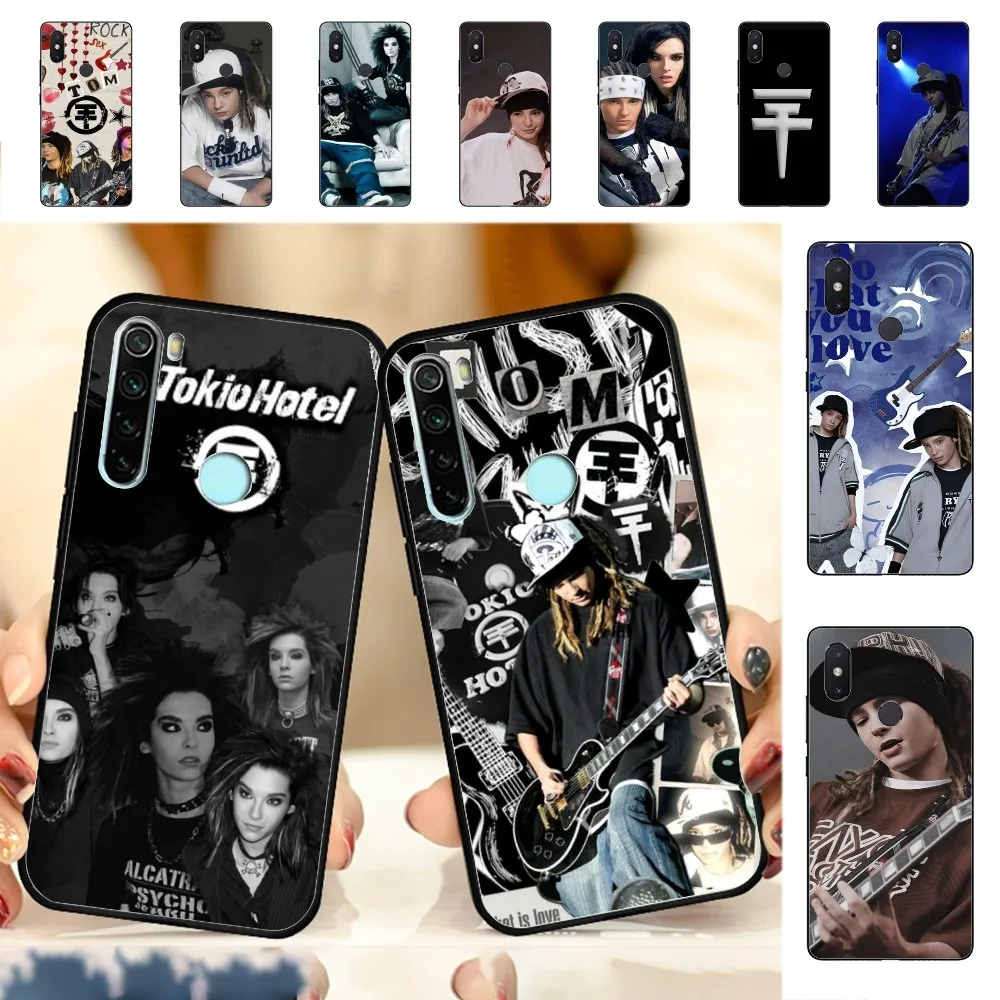 singer Bill Tom Kaulitz Tokio Hotel  Phone Case For Redmi Note 4 X 5 A 6 7 8 T 9 9S 10 11 11S 11Epro Poco M3 pro