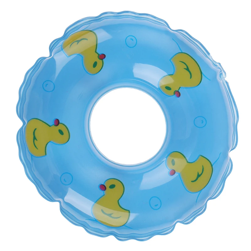 1Pcs Mini Doll Swimming Buoy Ring Toys Summer DIY Bathing Float Lifebelt Dollhouse Accessories for Barbie Doll random color