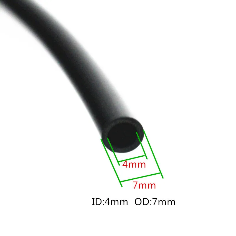 10 m/30 m/50 m 4/7mm ogrodowy wąż wodny do zestawów do podlewania ogrodu mikro mgła rura nawadniająca wąż PVC 1/4 \'\'wąż