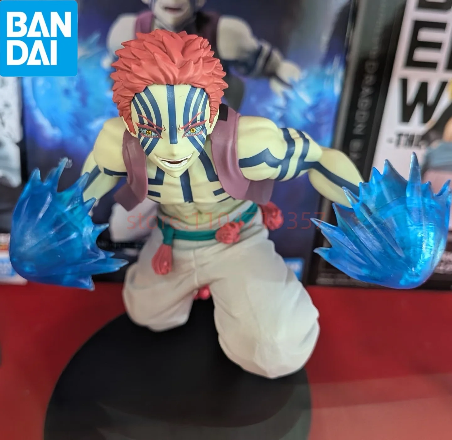 

In Stock Bandai Original Genuine Banpresto Anime Demon Slayer: Kimetsu No Yaiba Akaza Vibration Stars Plus 16cm Model Toy Figure