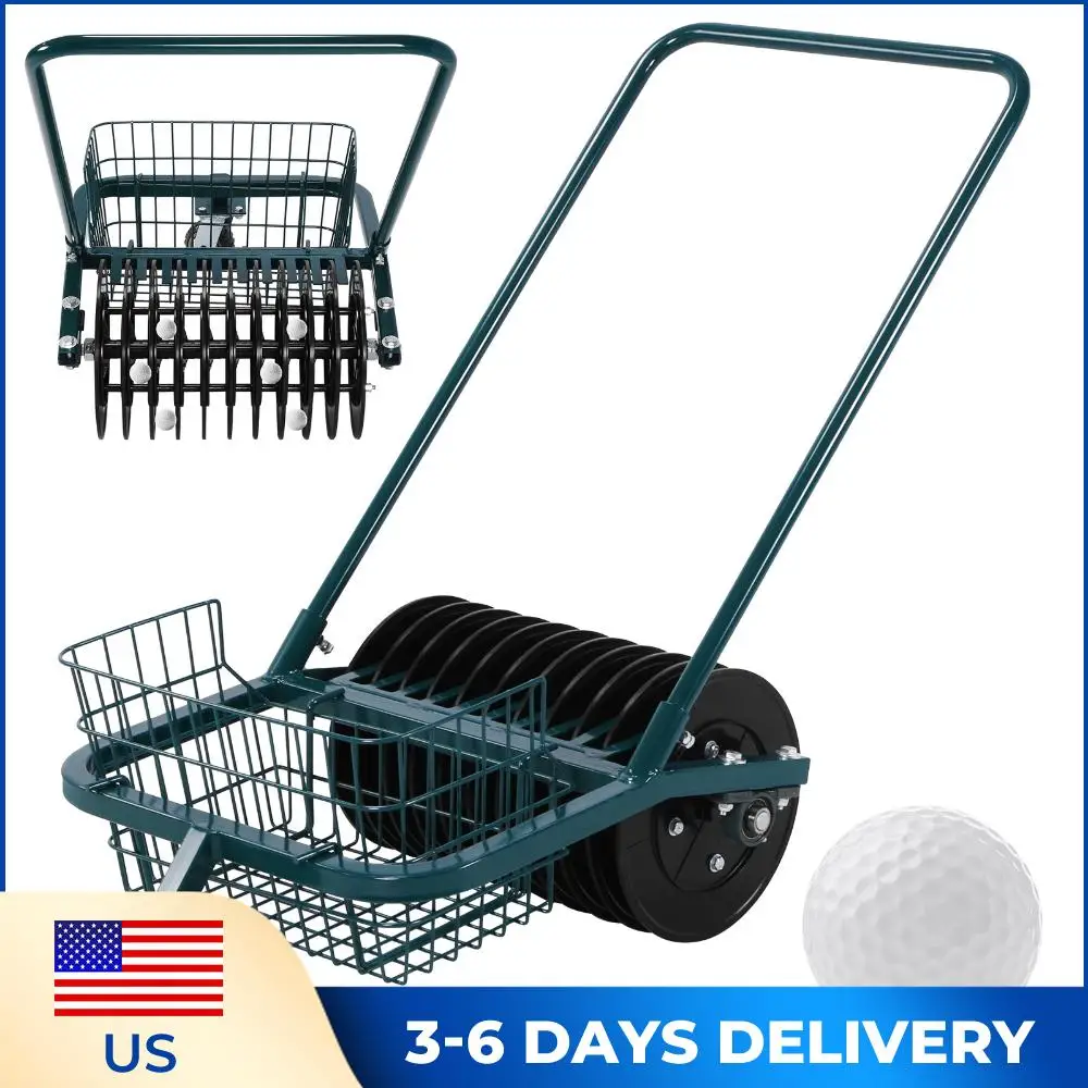 

Golf Ball Collector Cart No Bending Over Pick Up The Ball Efficiently and Quickly Saving Time and Effort for All Golfer