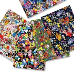 Polyester cotton Cartoon Fabric 140*50cm Handmade Sewing Patchwork Quilting Baby Dress Home Sheet Printed Fabric Sewing Kids