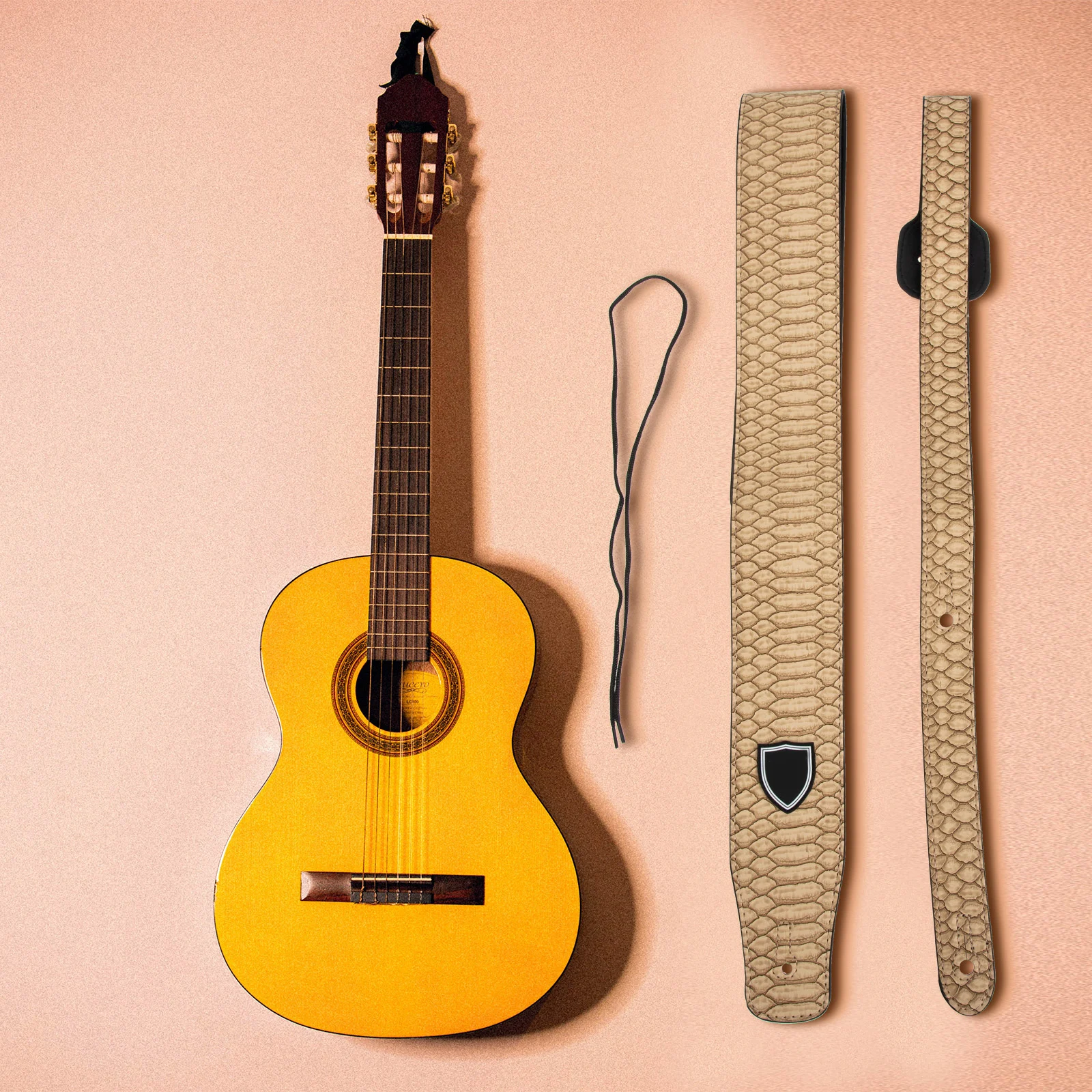 

Adjustable Durable Strap For Folk Acoustic Electric Ukulele Bass Shoulder Belt Easy Carry Comfortable Design Protect