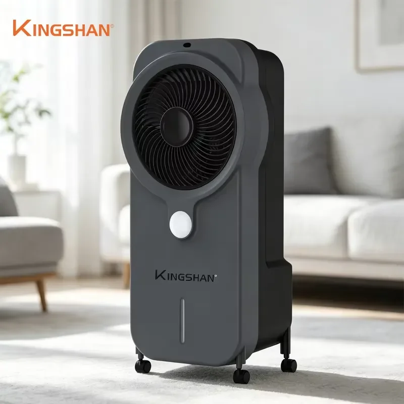 12 Inch AC/DC Mist Fan Battery Powered 9 L Water tank Rechargeable Air Cooler