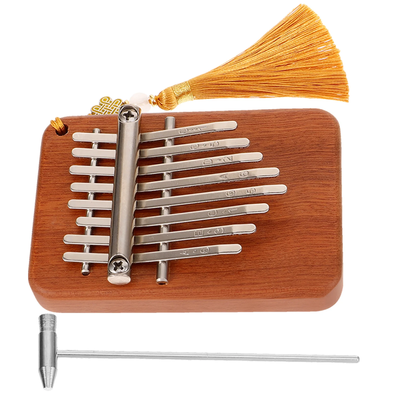 

Wooden Thumb Piano Kalimba 17-Key Portable Finger Instrument for Beginners Kids Lightweight Small Musical Instrument Practice