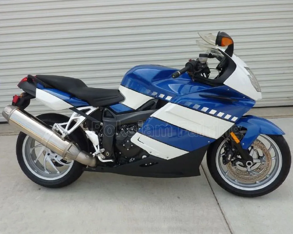 Blue White Black Body Kit For BMW 05 06 07 08 K1200S 2005-2008 K 1200S K1200 S ABS Aftermarket Motorcycle Fairing Kit
