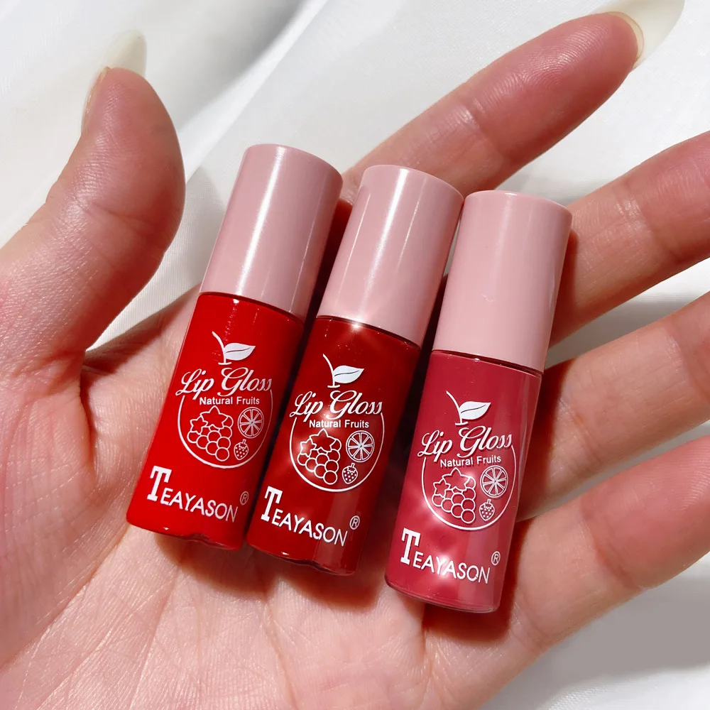Lip Gloss Colorless Transparent Gloss Sparkling Fine Sparkling Pearlescent with Sparkling Jelly