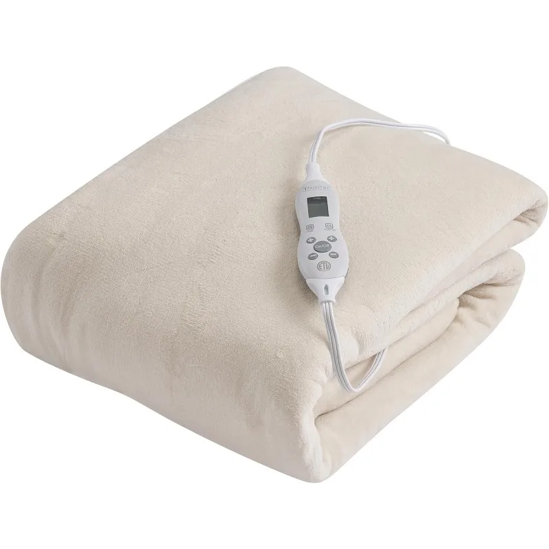 ETL Certified Deluxe Fleece Massage Table Warmer Heater Pad Warming Therma Pad, Cream