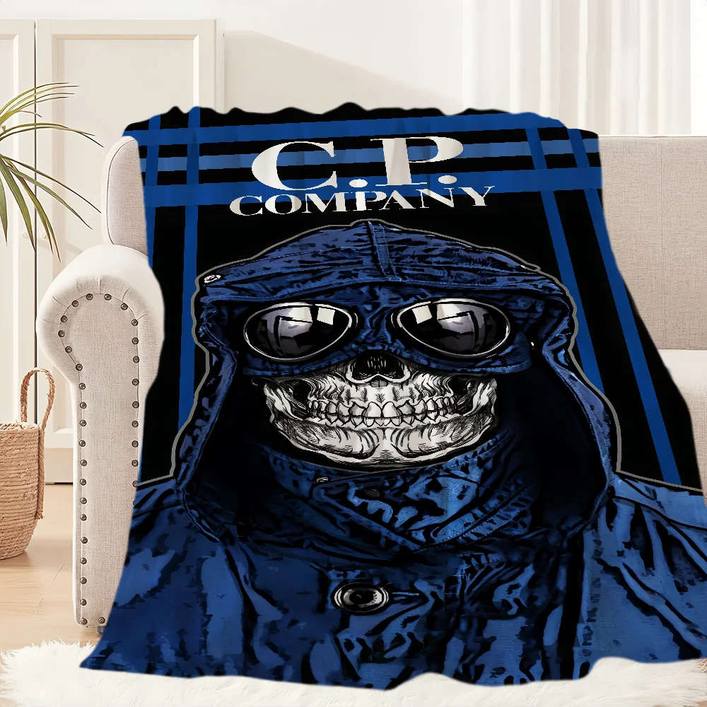 C-Company Blanket  warm soft plush Design-Cp-s blanket suitable Fashion Brand for sofa living room office bedroom travel gift