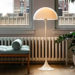 Nordic Danish Designer LED Mushroom Floor Lamp, Branco Quarto Leitura de cabeceira, Iluminação Decorativa, Fixture Art, Sala de estar, Estudo