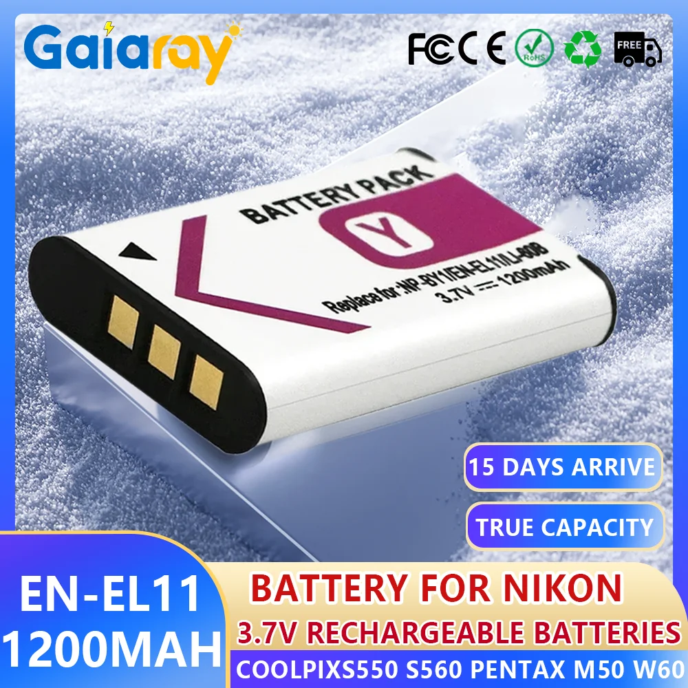 1200Mah EN-EL11 En … - image