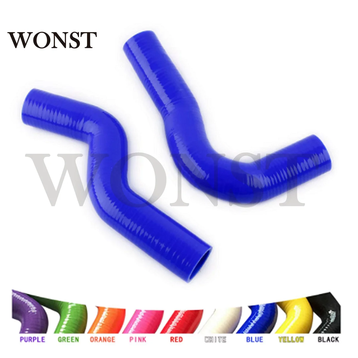 For 1992-2000 Subaru Impreza GC8 EJ20 WRX STI 2.0 1993 1994 1995 1996 1997 1998 1999 Radiator Hose Kit Silicone Tubes 2Pcs