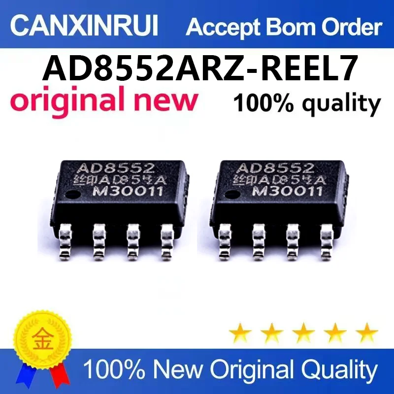 (5pcs-100pcs)Brand new original AD8552ARZ-REEL7 SOP-8 zero drift single power rail to rail operational amplifier