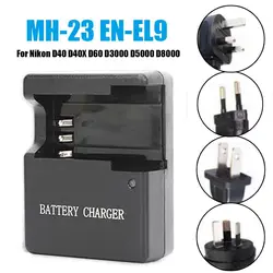 Universal EN-EL9 EN-EL9a MH23 MH-23 Camera Battery Charger For Nikon D40 D40X D60 D3000 D5000 D8000