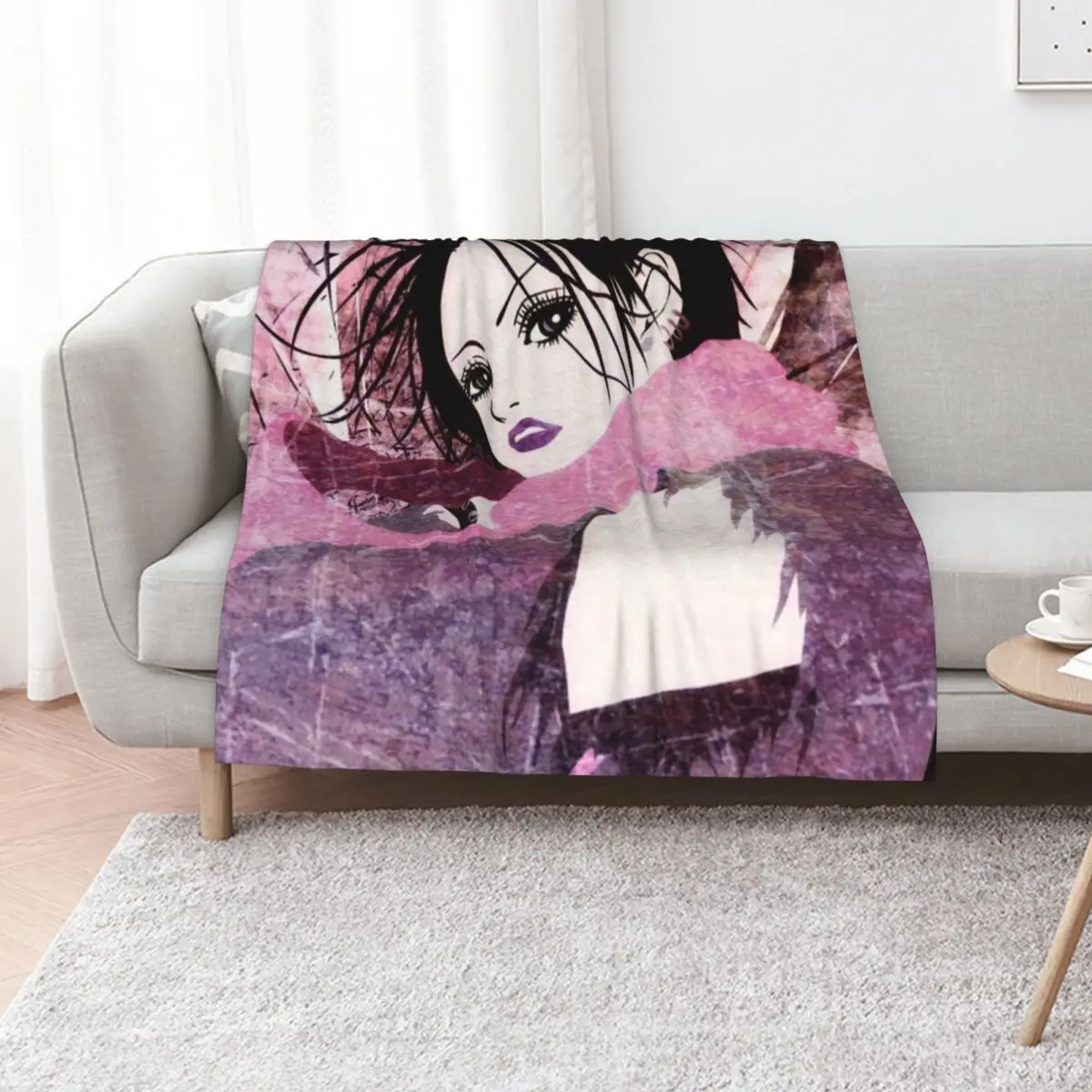 NANA anime Throw Blanket Travel Sofa Throw blankets ands Blankets Sofas Of Decoration Hair Winter beds Blankets