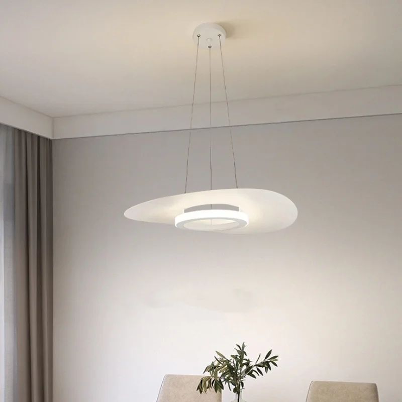 

Nordic Restaurant Led Pendant Light Modern Minimalist Designer Dining Table Bar Counter Bedroom Decor Aluminium Lighting Fixture
