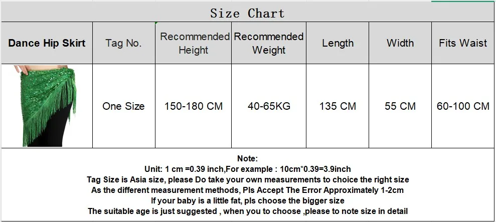 Women's Tassels Sequins Belly Dance Hip Scarf Bellydance Oriental Waist Chains Skirt Indian Dance Practice Performance Costume