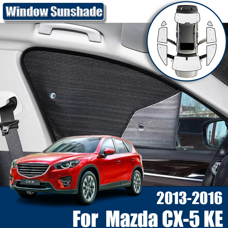 For Mazda CX5 KE Accessories CX 5 MK1 2013 2014 2015 2016 Car Sunshades Anti-UV Windshield Sun Visor Blinds Covers Auto Bodykits