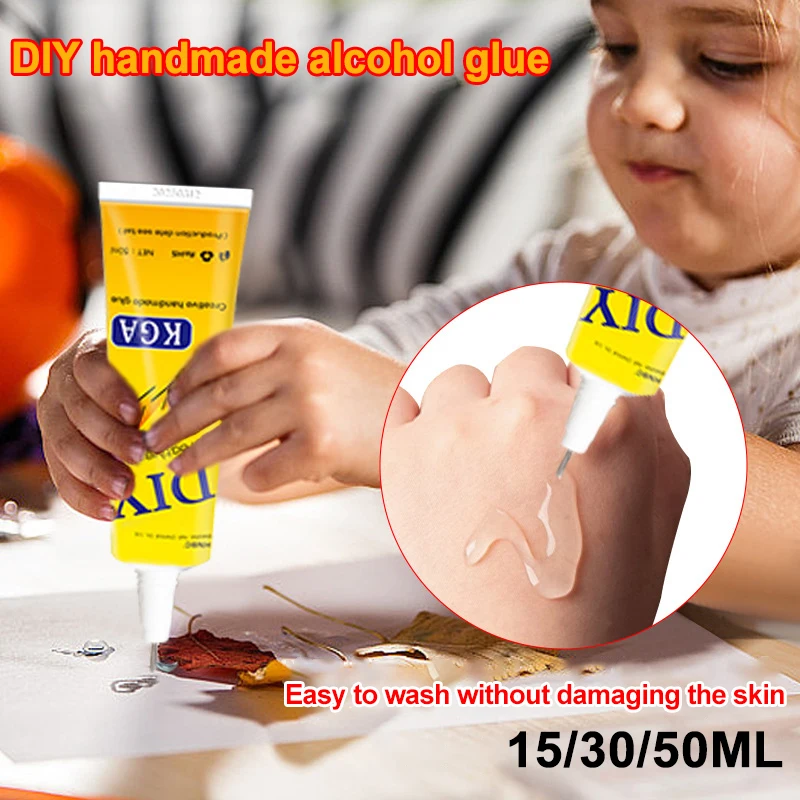 Safe Glue For Children Transparent Multi-Purpose Glue | Fast-Drying | Bonds Fabric, Puzzles, Buttons, Dried Flowers & More