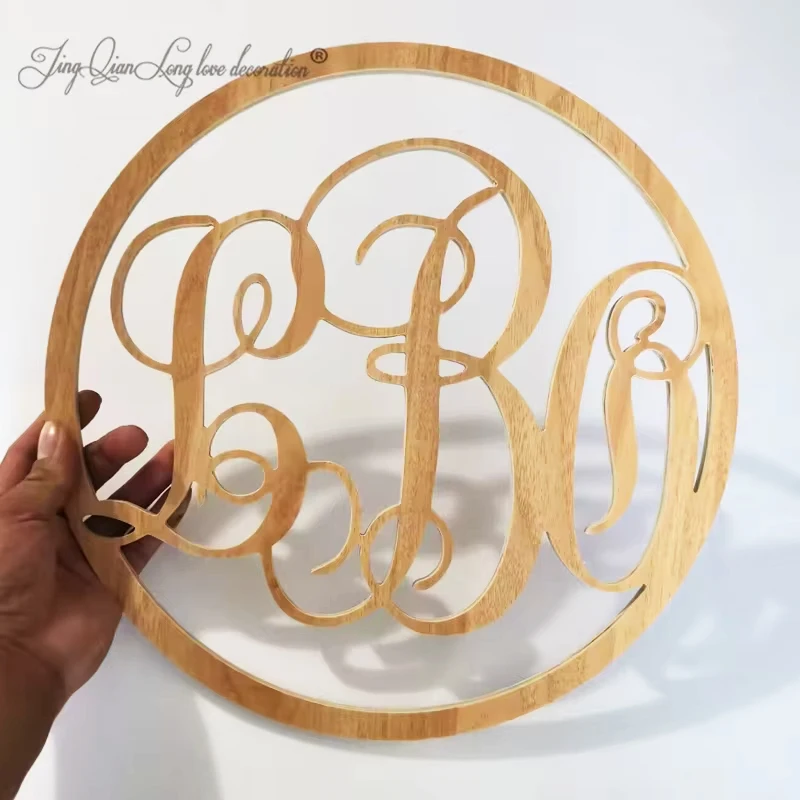 

Custom Personalized Letters Hoop Any Color Circle Name Baby Shower Nursery Kids' Bedroom Decor