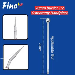 70mm Bur For Dental Osteotomy Handpiece 1:2 Angled Surgical Implant Straight Handpiece for Sinus Lifting Bone ENT Lumbar Surgery