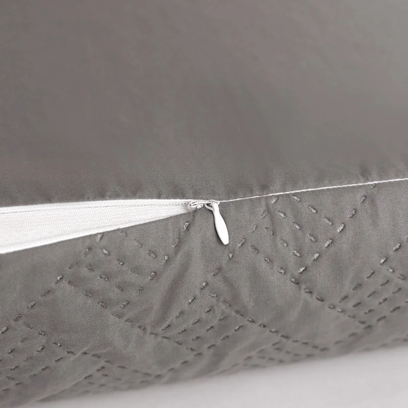 Waterproof Latex Pillowcase Solid Color Cotton Clip Pillow Cover High Quality Bedding Latex Pillow Case Cover 40X60cm