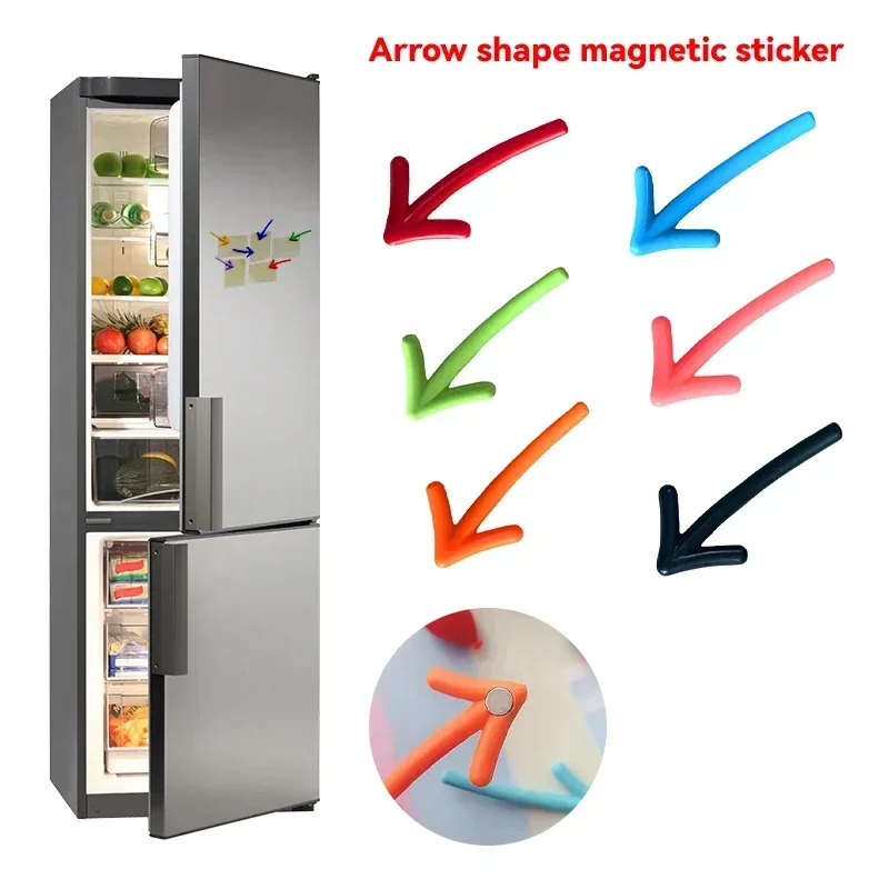 6pcs Fridge Magnet Arrow Balloon Cactus Cloud Note Refrigerator Magnetic Whiteboard Sticker Christmas Home Decoration Kitchen