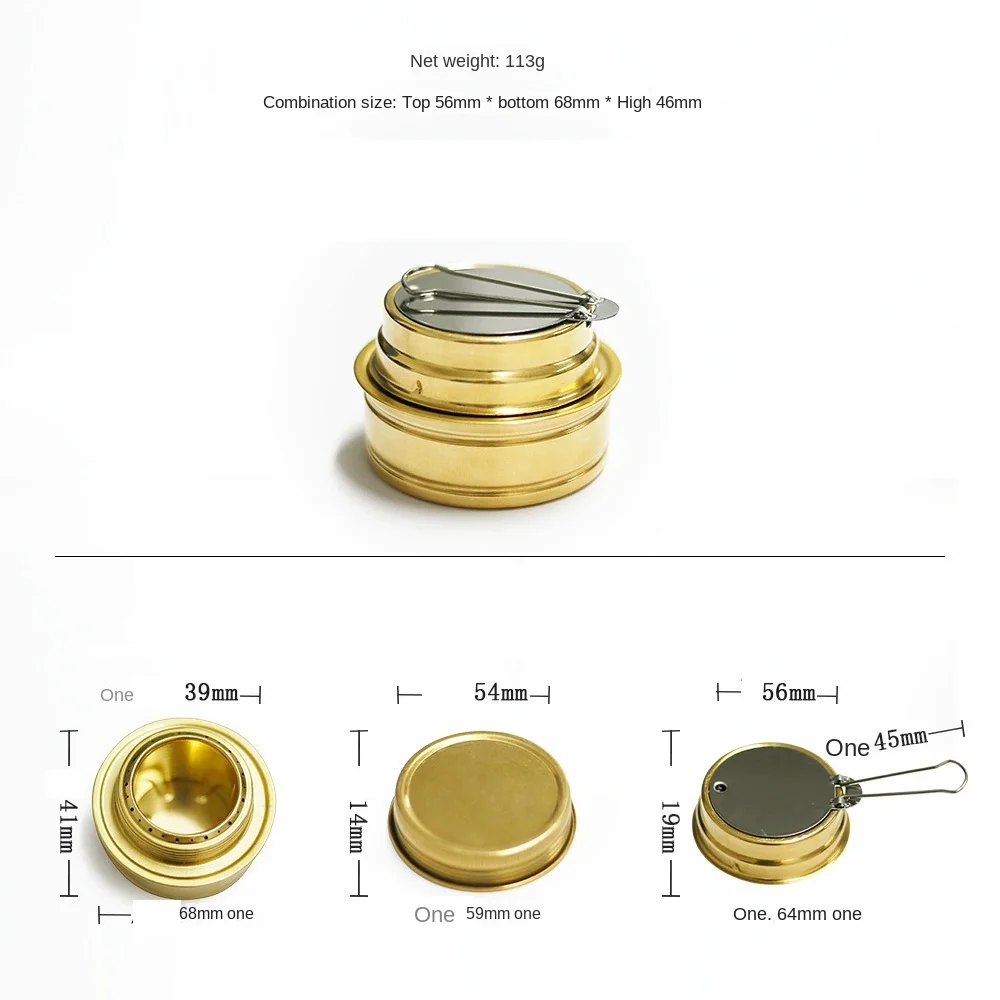 Outdoor Alcohol Stove Cross Bracket camping Stove Stainless Steel High Temperature Resistant Hiking Backpacking Cookware ﻿ view 6