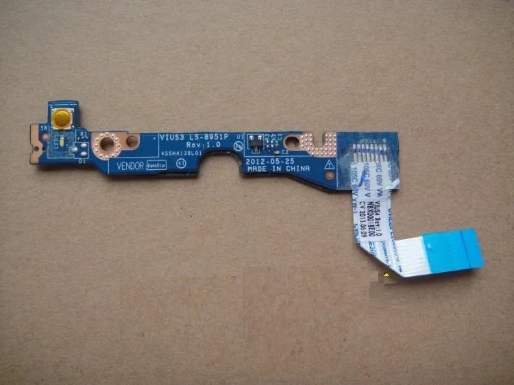 Placa de botão liga/desliga para interruptor de alimentação para Lenovo S300 S400 S405 S415 S410 LS-8951P