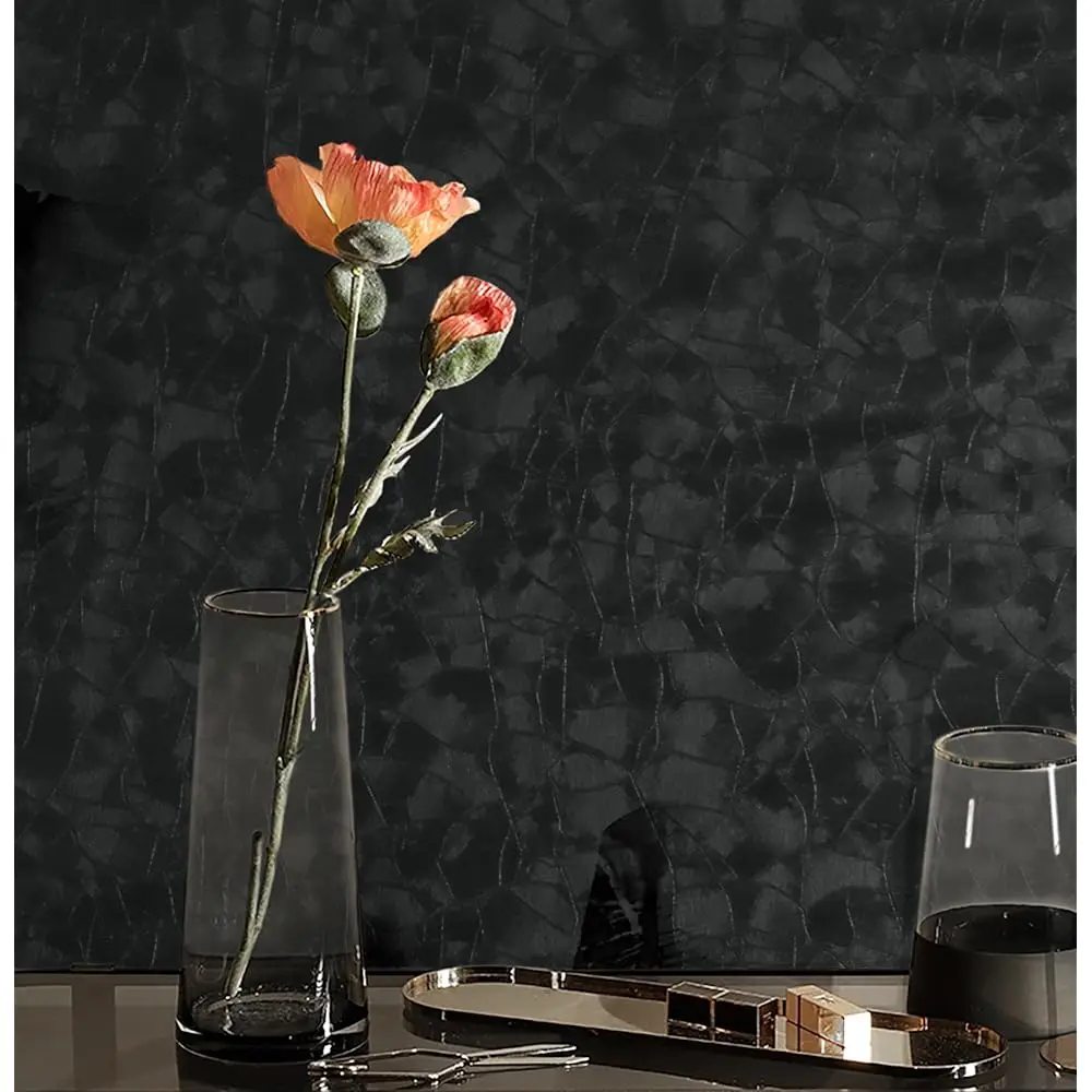

Bla Peel And Sti Wallpaper Textured Removable Self-Adhesive Wallpaper Emed Contact Paper Decorative Cabinets Bookshelf Bedroom