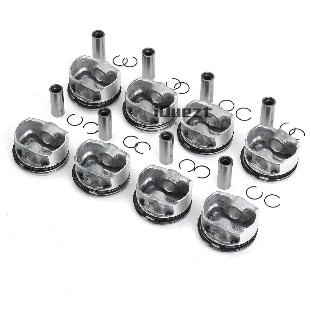 8x Pistons & Rings Set STD 9.3:1 for Audi RS6 C7 RS7 S8 4.0 TFSI CTF CWU CRD DDT 079107066