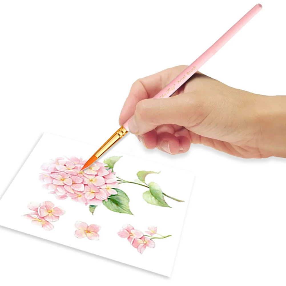 

5pcs Multi Head Brushes Durable Long Lasting Travel Friendly Acrylic Watercolor Gouache Oil Painting Gifts Art Supplies