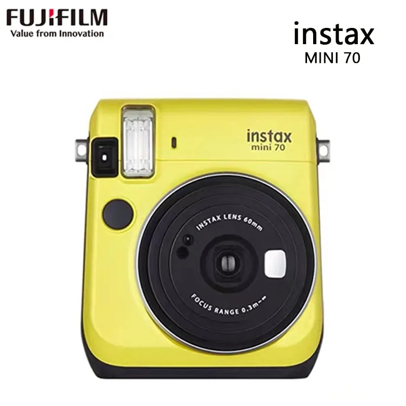 

Fujifilm instant Mini 70 instant Camera 70N Retro Camera Instant Photo Black Color + 10 Sheets Of Photo Paper