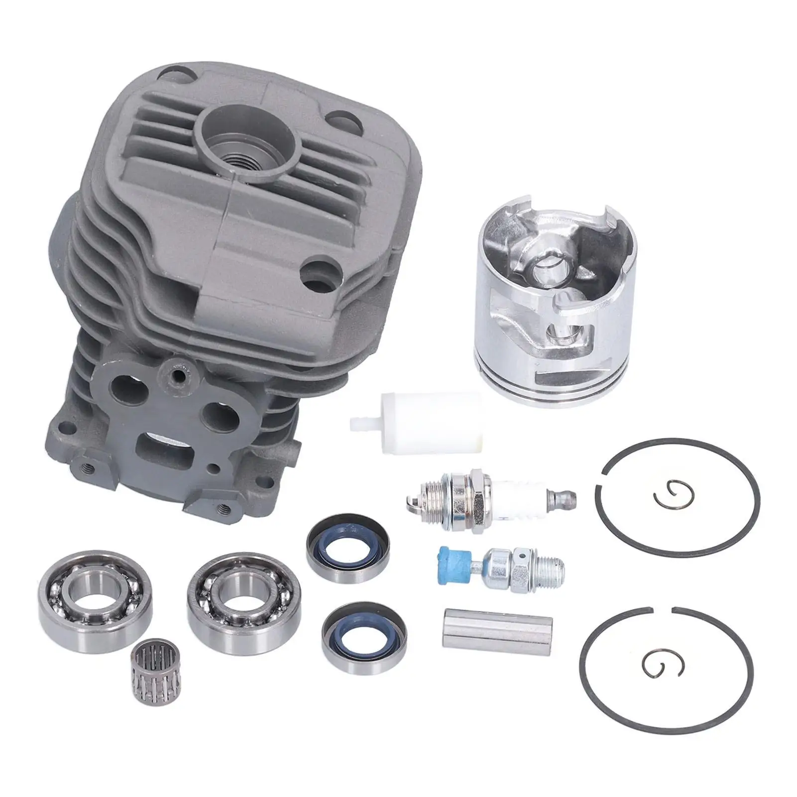 Professional Chainsaw Cylinder Piston Kit - 506 38 61-71, Easy Install, Stable Performance Oil Seal Bearing Set