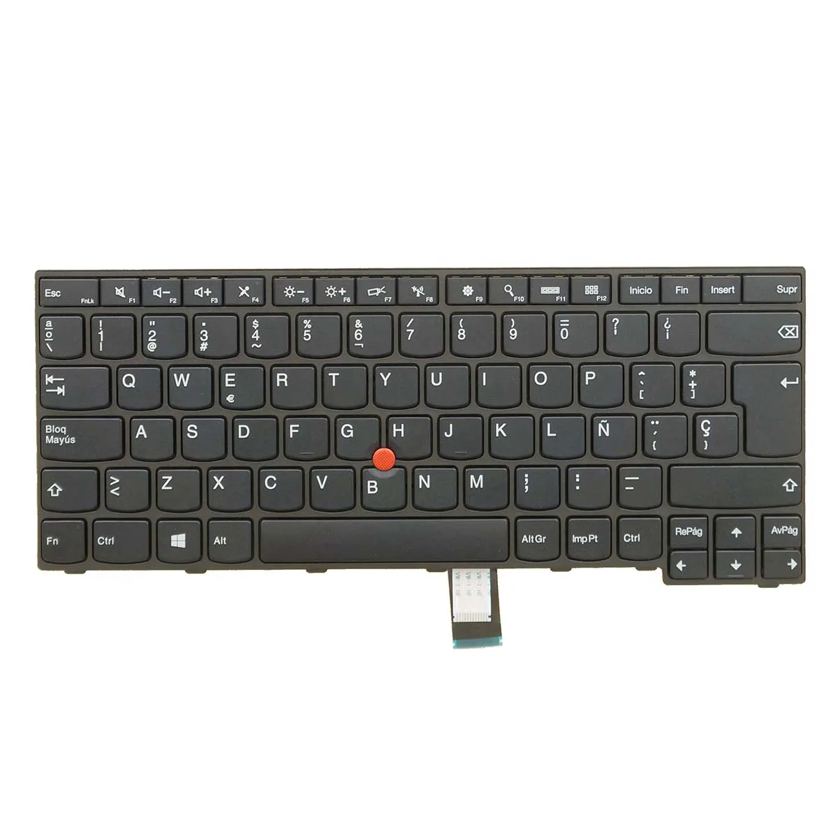 

Replacement Spanish Laptop Keyboard for Lenovo ThinkPad Lo-85E0 9Z.Nbjst.10S 04X6191 04X6151 04X6111 04X6144 04X6104 04X6184 E450 E455 E450C E460 E465 20Dc 20Dd 20De 20Eh 20Et 20Eu
