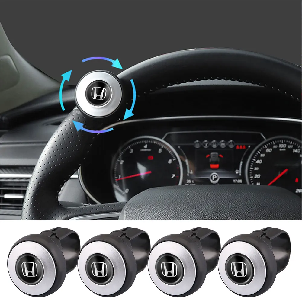 Perilla giratoria de refuerzo para volante de coche, mango de rotación de 360 grados, bola auxiliar para Honda Mugen Accord Civic Vezel Insight