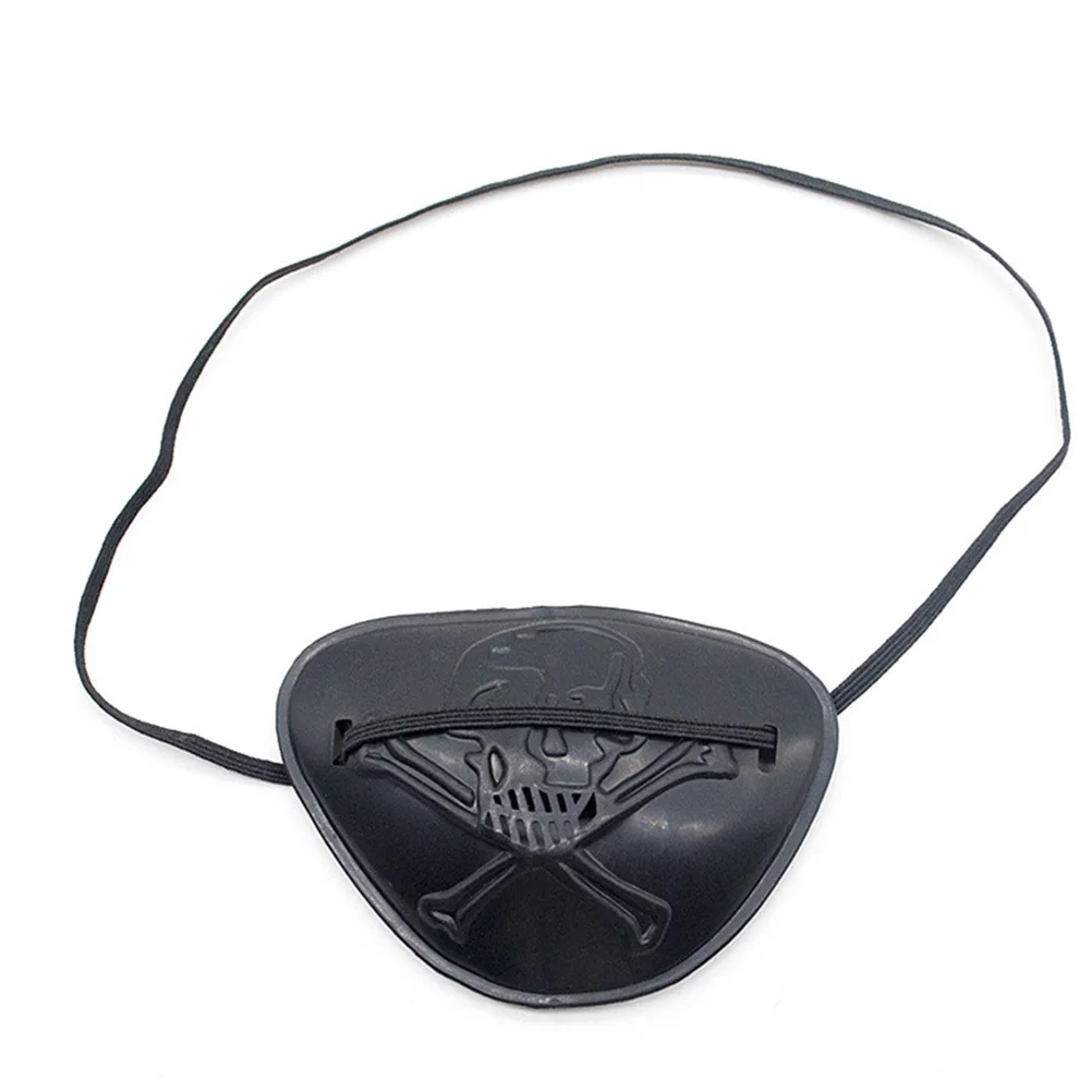 1 個のアイパッチ小道具、海賊コスチュームアクセサリー用のスカルを含む 4 つのパターン、ハロウィンドレスアップ子供大人パーティー